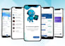 develop flutter mobile app with UI design and backend